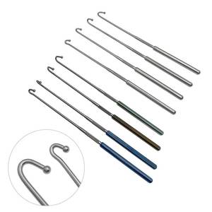Crochet utérin pour ovariectomie et stérilisation animale, pour chiens et chats, instrument chirurgical orthopédique vétérinaire, 1 pièce, acier inoxydable - Product Image 6