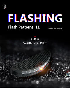 Luz de Advertencia LED de Montaje en Superficie KS-002 12V/24V, 180 °   Luz Estroboscópica de Emergencia de Ángulo Amplio para Camiones y Vehículos de Ingeniería - Product Image 5