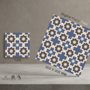 Vistaar กระเบื้องเคลือบเงาแบบดิจิทัล12X12สำหรับอาคารพาณิชย์ดีไซน์โมร็อกโก - Product Image 1