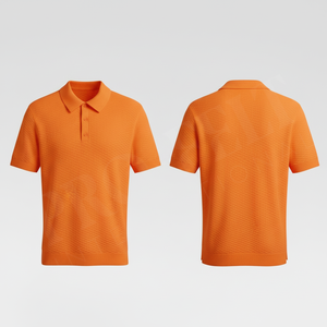 Polo de Manga Corta para Hombre, Talla Grande, Transpirable, Texturizado, Informal, Ligero, de Verano, Mezcla de Algodón Suave, para Golf - Product Image 4
