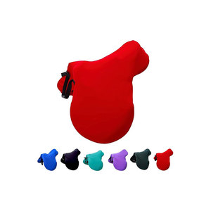 Funda para Silla de Montar a Caballo con Acolchado de Espuma Roja y Correa Ajustable, Disponible en Varios Colores - Product Image 1