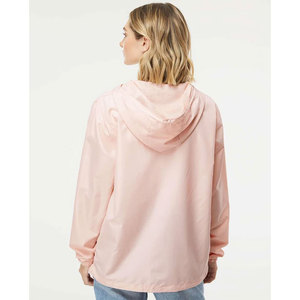 <b>Ladies</b> Classic Windbreaker Lightweight Full-Zip Hooded Water-Resistant Performance Activewear Apparel Hoodies - Product Image 3