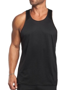 2025 Wholesale <b>Men</b> Gym Hooded Workout Tank Top Polyester/Cotton Knitted Quick Dry Breathable Casual High Quality Plus Size - Product Image 2