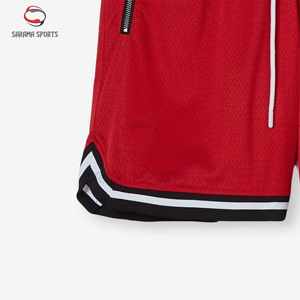 Shorts de sport en mesh pour l'entraînement, décontractés, pour le basketball, le fitness, la course à pied, longueur genou, taille élastique - Product Image 3
