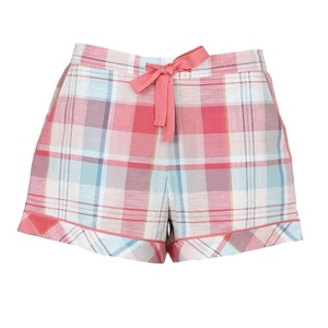 Conjunto de pijama de Jersey de algodón de talla XL 100% para mujer, ropa de dormir de manga corta de punto sólido, cintura elástica para primavera y verano directo - Product Image 2