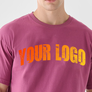 Camiseta de Manga Corta para Hombre, Cuello Redondo, Color Sólido, 100% Algodón Jersey, Corte Holgado, Estilo Casual, Diseño Liso, Logotipo Frontal, Secado Rápido - Product Image 2