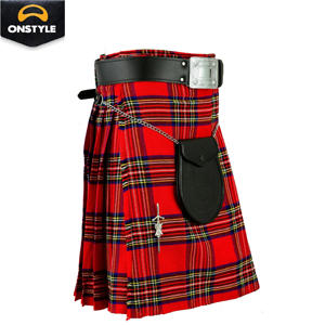 Tela Escocesa Afgana de 5 Yardas para Hombre, 13 oz, Acrílica, de Alta Calidad, para Ropa Festiva (20 Tartán) - Product Image 1