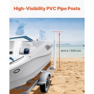 Pali Guida Regolabili per Rimorchi di Barche e Moto d'Acqua, 2 Pezzi, in Acciaio ad Alta Durezza per una Facile Navigazione sul Sentiero - Product Image 5