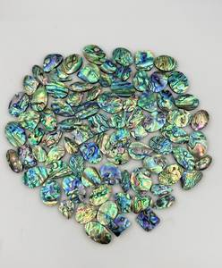 Hermoso lote de piedras preciosas sueltas de cabujón Natural de concha de abulón Paua para hacer joyas de tamaño personalizado - Product Image 1