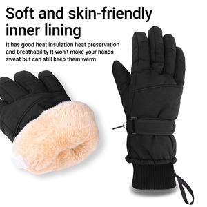 Gants de ski personnalisés en tissu respirant et imperméable, vente chaude, marque privée, directement de l'usine - Product Image 4
