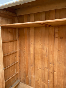 Armario de Almacenamiento de Madera Maciza con Doble Puerta para Dormitorio, Sala de Estar y Apartamento, Muebles para el Hogar para la Organización de Ropa - Product Image 3