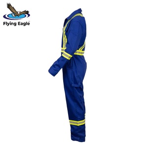 Uniforme de Trabajo Industrial Personalizado, Chaqueta y Pantalones de Seguridad Reflectantes de Alta Visibilidad para la Construcción - Product Image 3