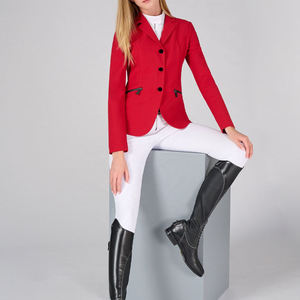 High Quality Classic Women's Competition <b>Riding</b> Show Western <b>Chaps</b> Genuine Leather Moisture Wicking Premium Equestrian Clothing - Product Image 2