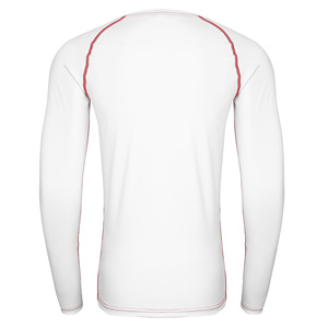 Customized Wholesale Mens Sporty Front Letter Training Sportswear Set Gym Fitness Compression Suit Jogging MMA Rash Guard - Product Image 3