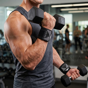 Bandes de poignet confortables et souples pour la musculation, design personnalisé, 18 pouces, réglables, soutien du poignet pour la musculation, sangles de CrossFit - Product Image 4