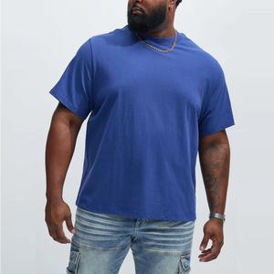 T-shirt homme en coton pur, col rond, manches courtes, délavé, style streetwear américain, dégradé de couleurs, coupe ample, printemps-été - Product Image 4