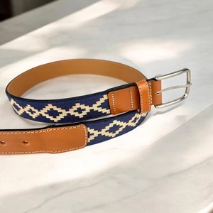 Ceinture de polo en cuir véritable durable pour l'équitation, ceinture Gaucho brodée, ceinture de sport, accessoires d'équitation - Product Image 1