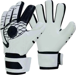 ถุงมือผู้รักษาประตูฟุตบอลมืออาชีพ สำหรับฝึกซ้อมฟุตบอลและฟุตซอล ระบายอากาศได้ดี ผลิตจากยางลาเท็กซ์และ PU สำหรับอุปกรณ์กีฬาสำหรับผู้รักษาประตู - Product Image 2