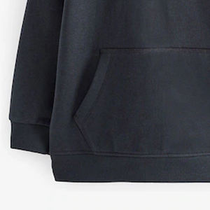 Bulk Buyers 2026 Solid Color Comfortable Material And Kangaroo Pockets / Casual & Trendy Fit With Full Sleeves Design With Logo - Product Image 3