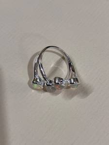 Natural Ethiopian <b>Opal</b> 925 <b>Silver</b> Gemstone <b>Ring</b> for Engagement Wedding Anniversary Everyday Wear & Party Gifts - Product Image 2