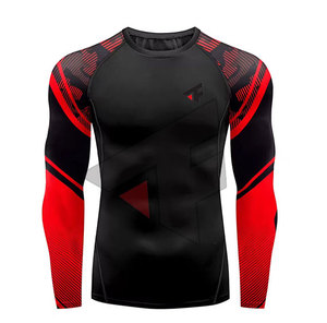 Service OEM, qualité supérieure, rashguard uni à manches longues, style unique, utilisation en extérieur. - Product Image 2
