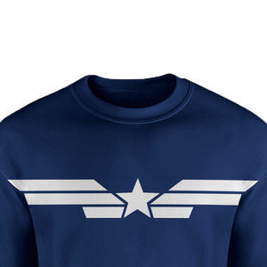 Sweat-shirts pour hommes à col rond de haute qualité avec votre logo personnalisé, autocollant réfléchissant, transfert à chaud, sublimation - Product Image 2