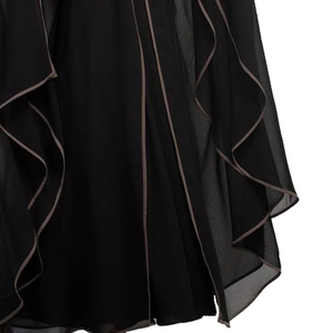 Abaya Musulmana de Talla Grande para Mujer, Transpirable, de Chifón Virgen, Larga hasta el Suelo, Manga Larga, Antiarrugas, Ropa Étnica, Venta al por Mayor, OEM, ODM - Product Image 6