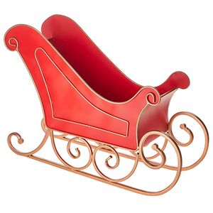 Hot Trending Metal Iron Luxury Design Galvanized Metal Sleigh for Christmas Decor Made With Customized Sizes With Sizes - Product Image 5