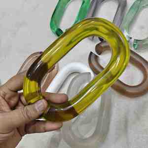 Cadenas de resina hechas a mano personalizadas para decoración de pared, artículo decorativo de resina para habitación, los artículos más adorables, cadena de acrílico. - Product Image 3