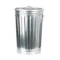 Poubelles décoratives artisanales 100% métal pour chambre d'hôtes, finition brillante, qualité durable