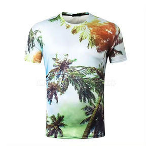 Camisetas Deportivas Sublimadas al por Mayor, 100% Poliéster, Corte Holgado, Personalizables, de Secado Rápido y Transpirables para Hombre, con Diseño en Blanco - Product Image 1