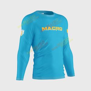 ชุดป้องกันผดผื่นสำหรับผู้ชายแขนยาวหลากสีโลโก้ออกแบบได้ตามต้องการสำหรับตัวเลือกดีไซน์ส่วนบุคคล - Product Image 5