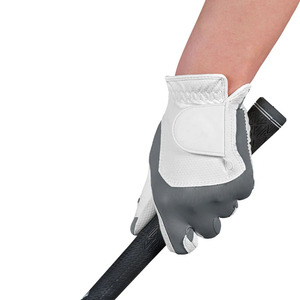 ถุงมือหนังแท้สีขาวและสีเทาสำหรับผู้ชาย สำหรับตีกอล์ฟ ปิดด้วยแถบตีนตุ๊กแก ระบายอากาศได้ดี ไม่ลื่น จับกระชับ นุ่ม ยืดหยุ่น น้ำหนักเบา ประสิทธิภาพสูง - Product Image 6