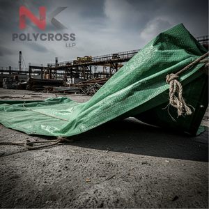 Bâche en polyéthylène laminé résistante aux déchirures et imperméable pour la couverture d'équipements, de matériaux et de cultures, exportée en Inde - Product Image 4