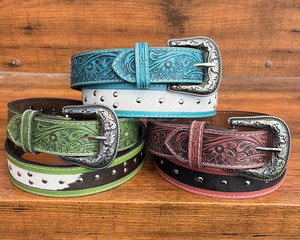 Ceintures de costume d'affaires en cuir usiné à la main pour hommes de luxe personnalisées avec boucle ardillon réglable ceintures en cuir de vachette véritable - Product Image 5