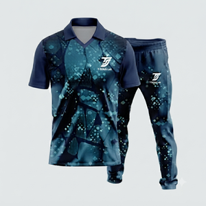 T-Stitch Lab Unisex Sublimated Geometric Print for Shirt <b>Pants</b> Set Elastic Waist Anti-Bacterial Eco-Friendly Quick Dry - Product Image 1