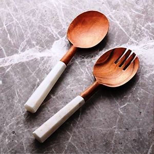 Fabriqué en Inde, respectueux de l'environnement, compatible lave-vaisselle, ustensiles à salade pour la cuisine à domicile, fabriqué en Inde - Product Image 2