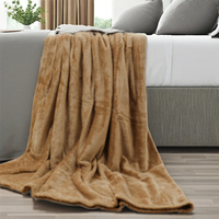 Ensemble de literie en polyester 100% de qualité supérieure, couette en polaire chaude et couette épaissie pour la technique tricotée d'hiver vente en gros