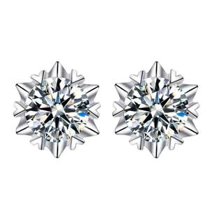 Pendientes de Oro de Lujo de 10K, 14K y 18K con Diamantes Cultivados en Laboratorio Certificados por GIA e IGI, Joyería Fina con Incrustaciones de Diamantes, Aros para Hombre y Mujer - Product Image 1