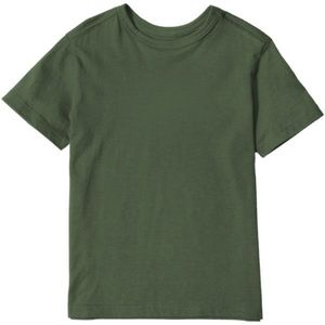 Camiseta sin Mangas para Hombre, Color Verde Sólido, Algodón, Corte Regular, Cuello Redondo, Estilo Casual, Logotipo Tejido en la Parte Delantera, Secado Rápido, Diseño Liso - Product Image 1