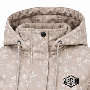 Chaqueta térmica de invierno con capucha para mujer, con tela impermeable y resistente al viento, cuello y comodidad premium para la nieve y senderismo. - Product Image 3