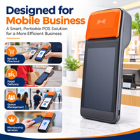 2+16G Layar Sentuh 5 Inci Android Mobile Pos Dengan Printer Mobile 58mm Mendukung Pemindai NFC