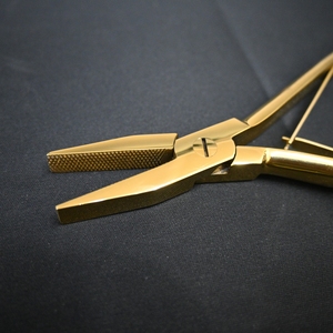 Micro Bead Plier 7 Inch Hair Extension <b>Crimping</b> Tool Stainless Steel Flat Jaw Non Slip Handle Salon Bead Closing Instrument - Product Image 4