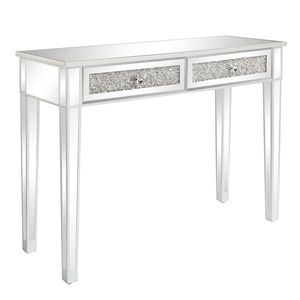 Modern 106*38*76cm Silver <b>Mirror</b> Makeup Vanity with Two Pump Computer <b>Table</b> - Product Image 6