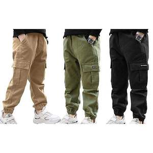 Pantalones Cargo para Hombre, Mezcla de Algodón, Diseño Transpirable con Múltiples Bolsillos, Ideales para Trabajo al Aire Libre y Viajes, en Venta - Product Image 2