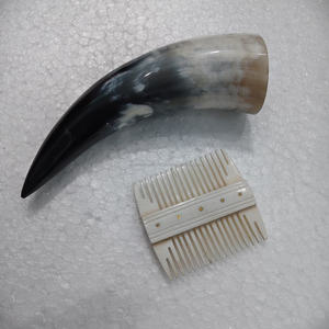 Cuerno para beber OX pequeño de alta calidad 100%, cuerno medieval pulido blanco corto, regalo herencia, al precio más bajo - Product Image 2