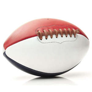 Balón de rugby con superficie suave, costuras resistentes, adecuado para entrenamiento, partidos, práctica en interiores y exteriores, uso en campo. - Product Image 1