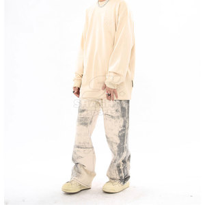 กางเกงยีนส์ผู้ชายทรงสลิมฟิตสั่งตัดได้ ลดราคาพิเศษ ออกแบบเองได้ กางเกงผู้ชายแบบฟอกสี - Product Image 5