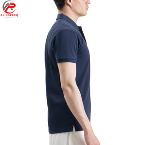 เสื้อโปโลผู้ชายผ้าคอตตอนปิเก้ แขนสั้น สไตล์ลำลอง สำหรับตีกอล์ฟ  พร้อมปักโลโก้ตามสั่ง - Product Image 4