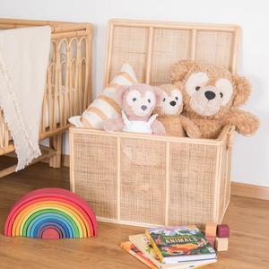 Latest Design Premium Quality Wicker Woven Hand Made <b>Box</b> Trunks Chest of <b>Drawers</b> for Kids Rattan Luggage Trunk - Product Image 2